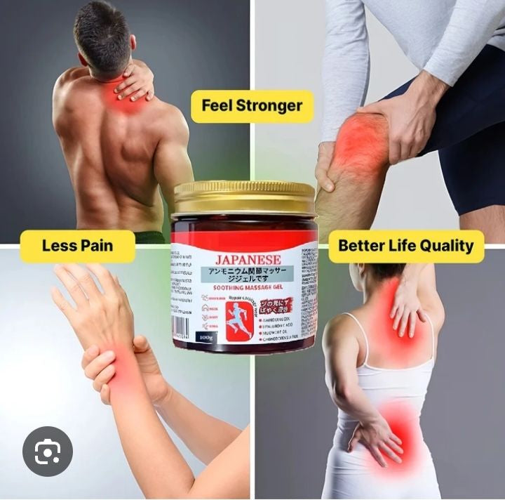 Instant Pain Japanese Relief Soothing Massage Gel - IrhaShop
